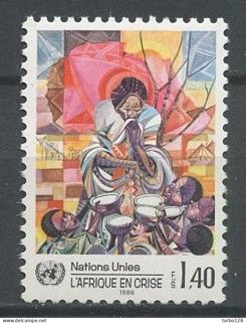 NU Genève 1986 N° 137 ** Neuf  MNH Superbes C 3.10 € L'Afrique En Crise Peinture Painting Alemayehou Gabremedhiu - Ungebraucht