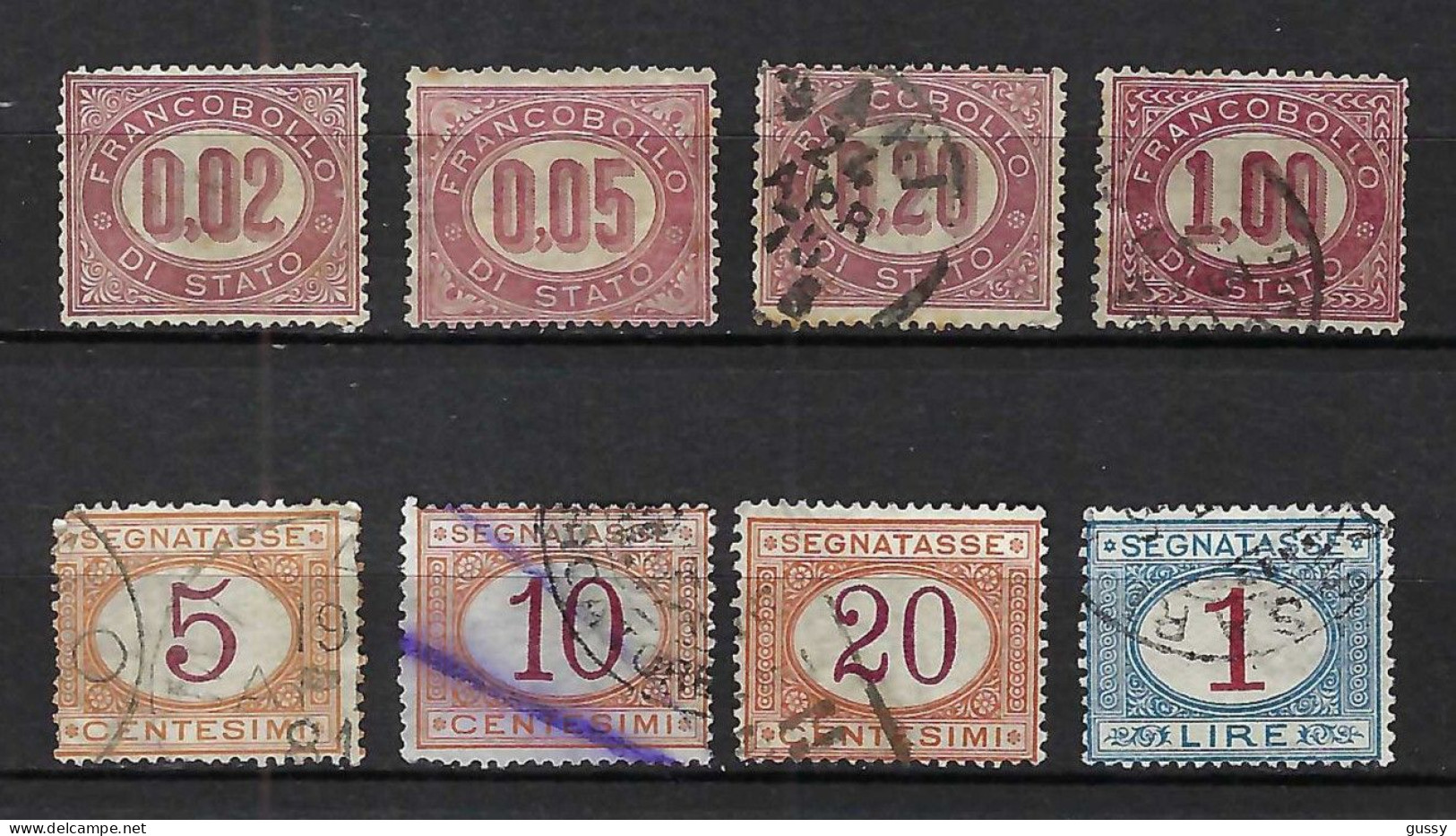 ITALIE Taxe Ca.1875-1903: Lot D'obl. Et Neufs(*) - Portomarken