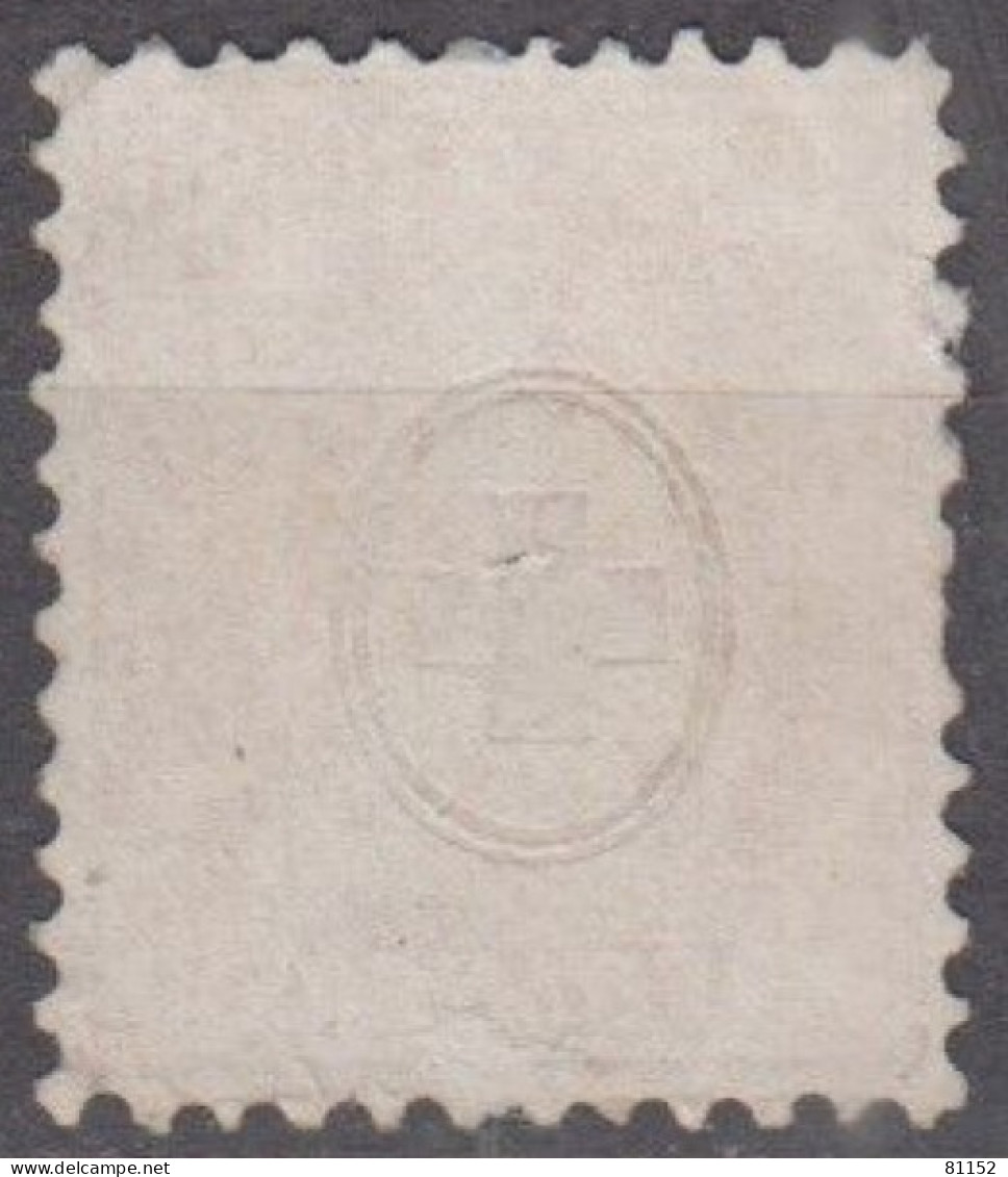 Suisse  1862    30.c  Vermillon   Y.et.T. 38   Oblitéré     Scan Recto-verso - Usados