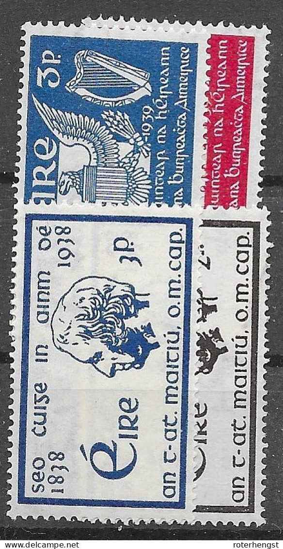 Ireland Mh * 1937-38 (25,50 Euros) - Unused Stamps