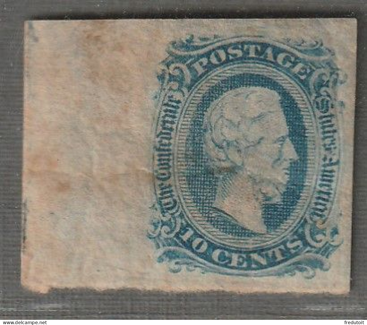 Etats-Unis D'Amérique - N°10 * (1862-64) 10c Bleu - 1861-65 Stati Confederati