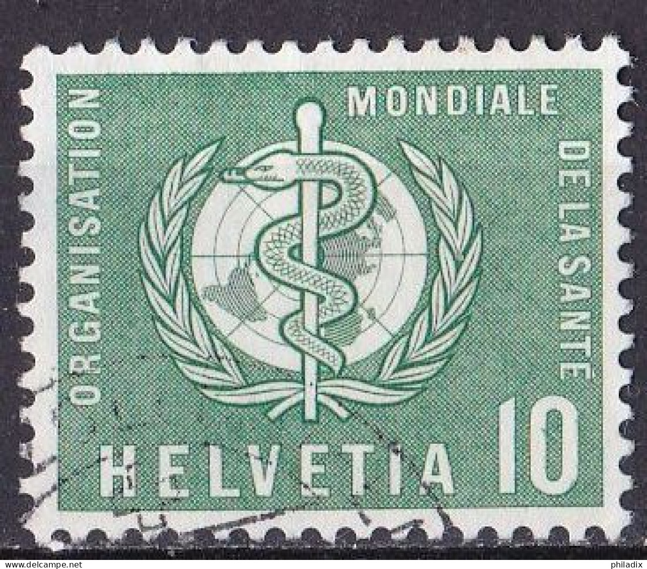 Schweiz WHO Marke Von 1957 O/used (A4-18) - Servizio