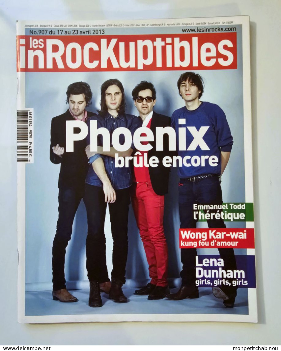 Magazine LES INROCKUPTIBLES N°907 (Du 17 Au 23 Avril 2013) - Política