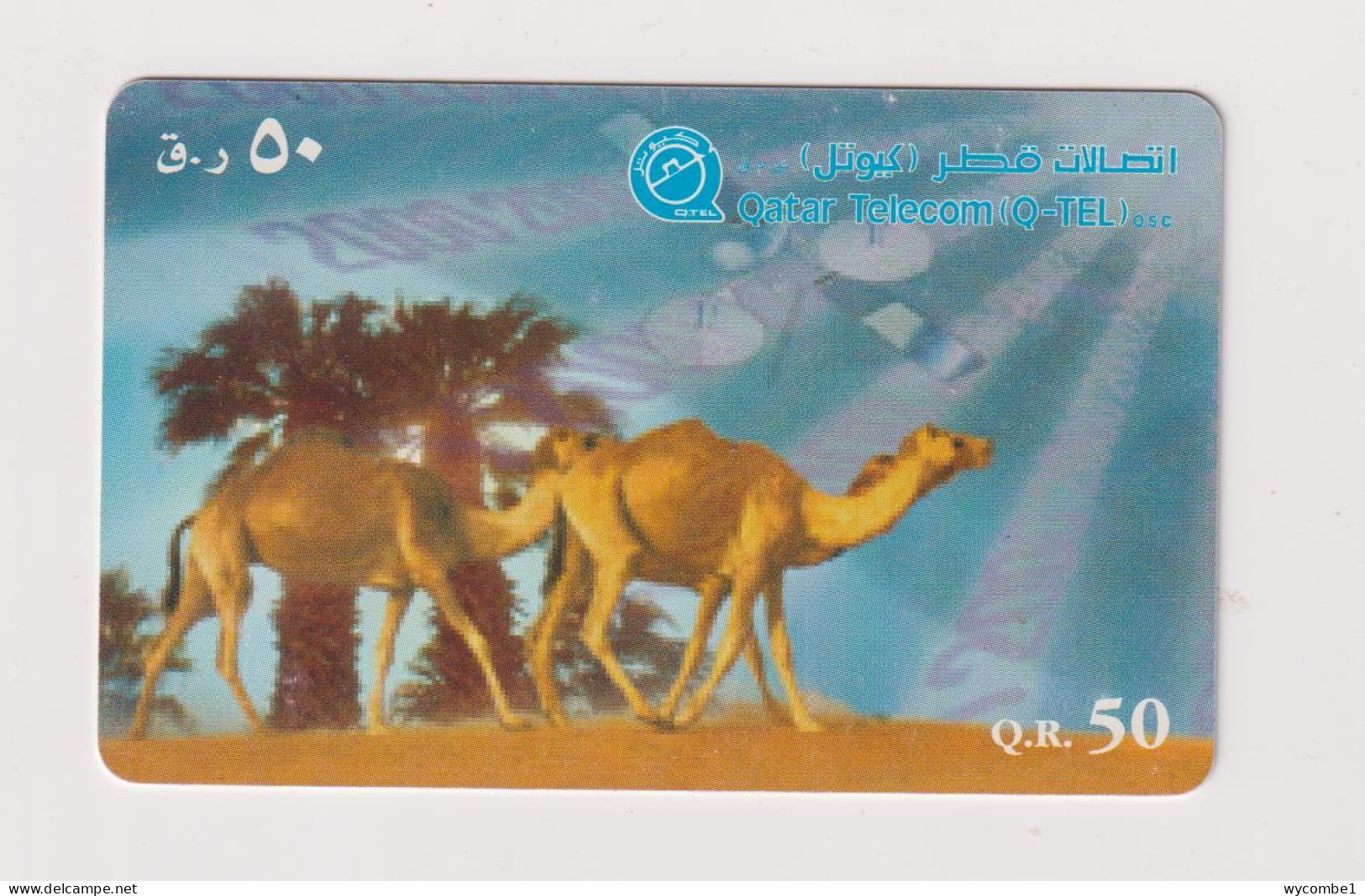 QATAR - Camels Magnetic Phonecard - Qatar