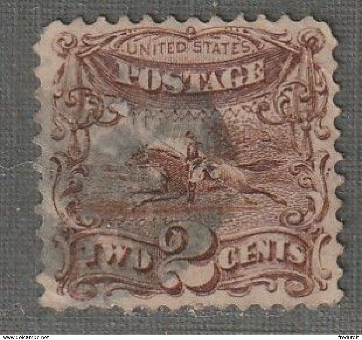 Etats-Unis D'Amérique - Emissions Générales : N°30 Obl (1869) Pony Express : 2c Brun - Used Stamps