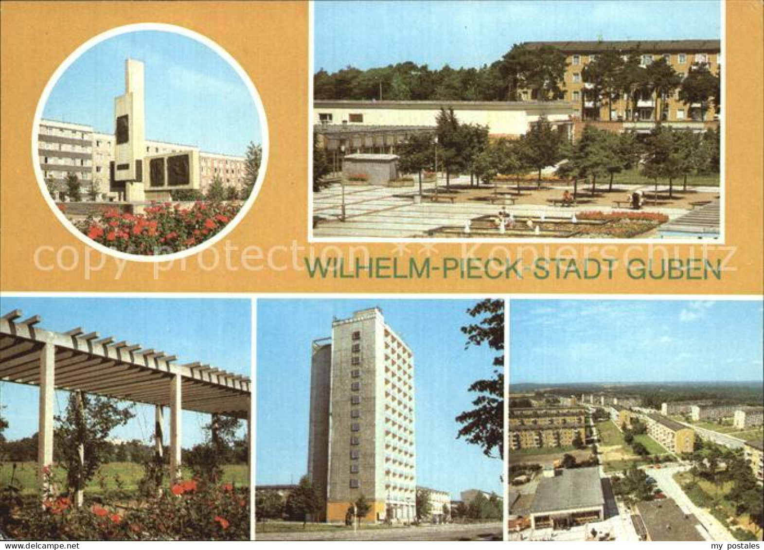 72564680 Guben Wilhelm Pieck Stadt Hochhaus Stadtpark Guben - Guben