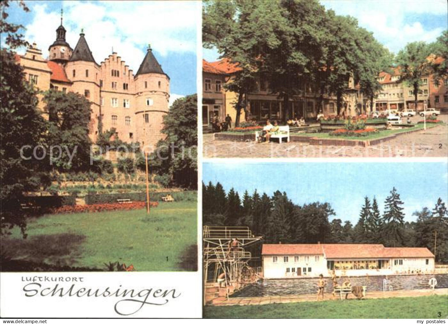 72563138 Schleusingen Schloss Bertholdsburg Markt Schwimmbad Schleusingen - Schleusingen