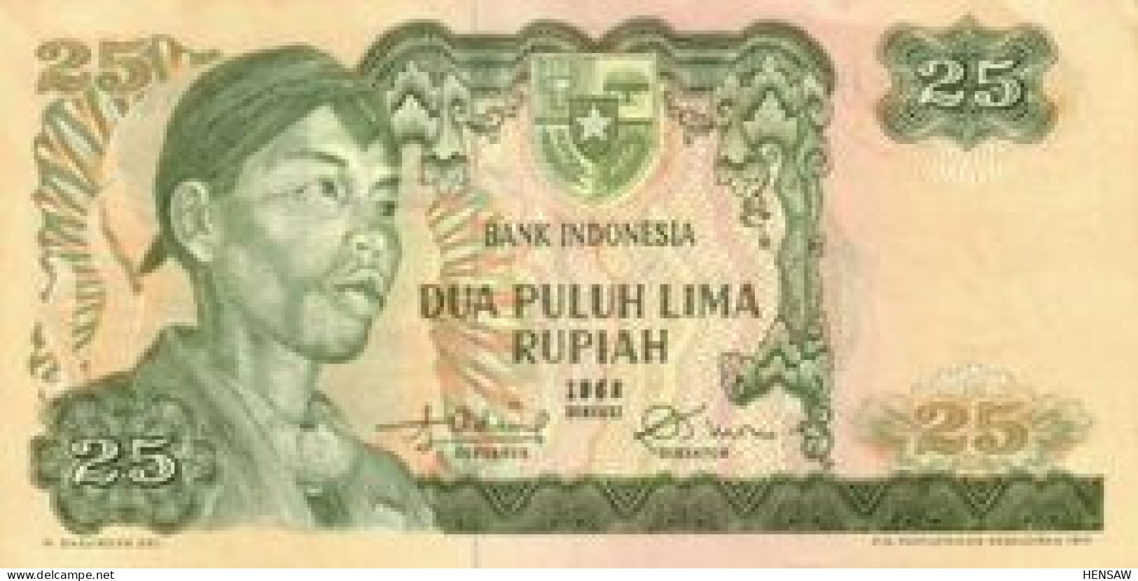 INDONESIA 10 RUPIAH 1968 "General Sudirman" Issue P 106 UNC SC NUEVO - Indonesien