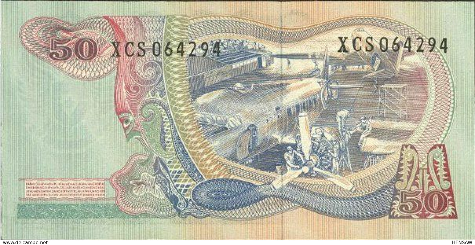 INDONESIA 50 RUPIAH 1968 "General Sudirman" Issue P 107 UNC SC NUEVO - Indonésie