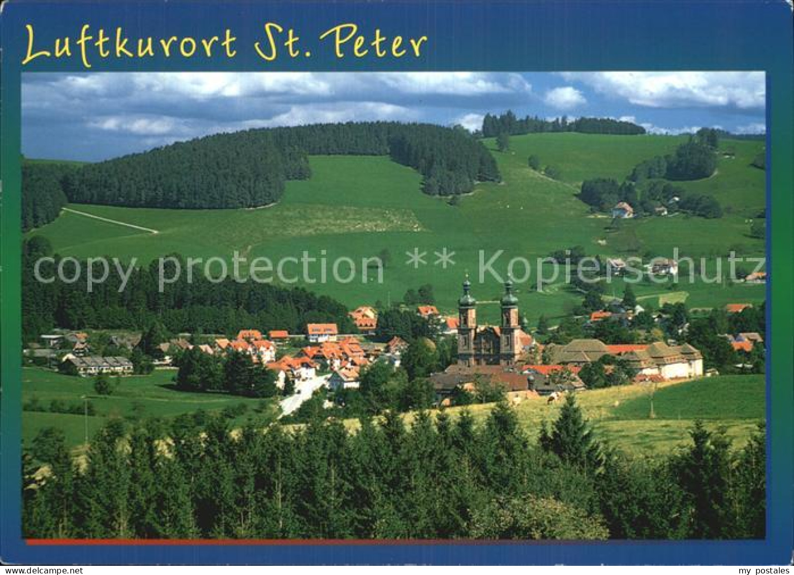 72557614 Peter Schwarzwald St Klosterkirche Ortsansicht Peter Schwarzwald St - St. Peter