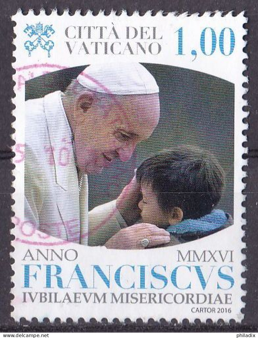 # Vatikan Marke Von 2016 O/used (A4-19) - Oblitérés