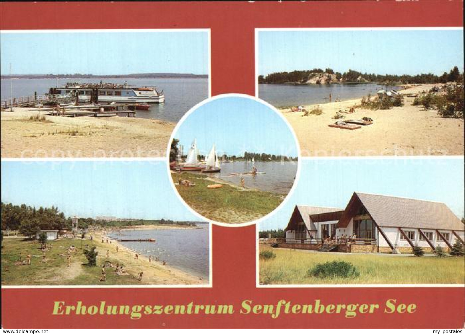 72557051 Senftenberg Niederlausitz Grosskoschen MS Glueckauf Niemtsch Strand  Se - Brieske