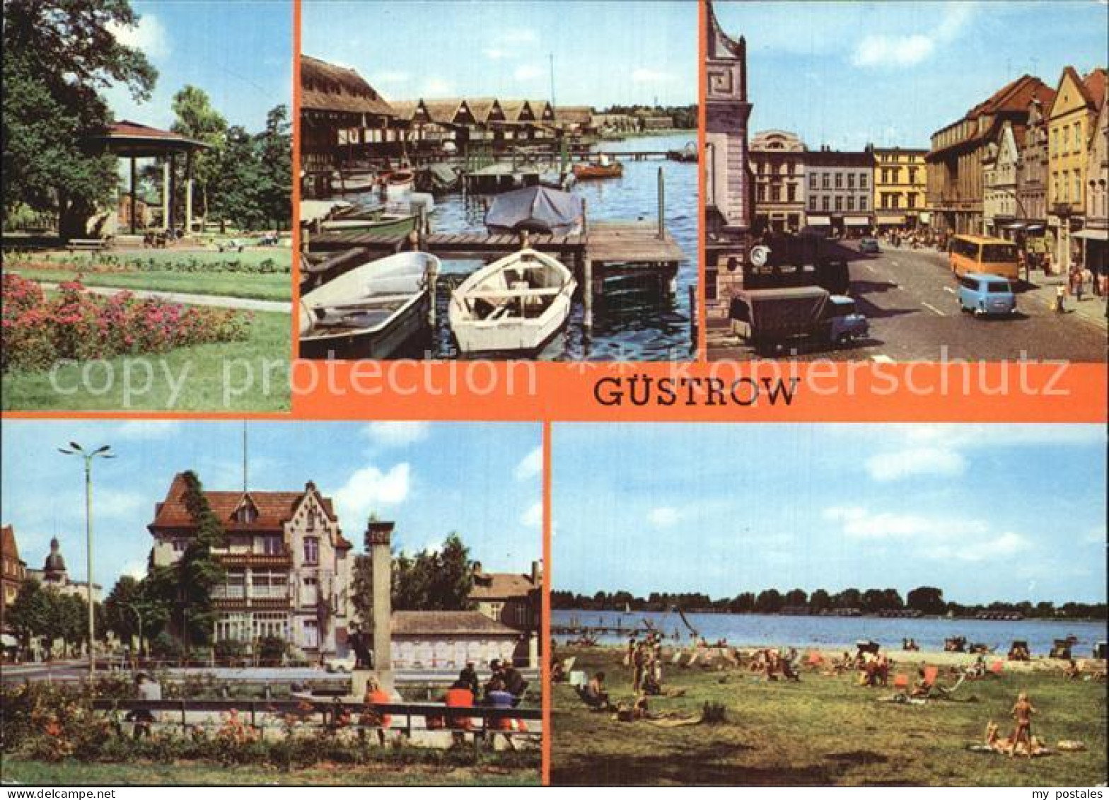 72556998 Guestrow Mecklenburg Vorpommern Rosengarten Bootshaeuser Am Inselsee Jo - Guestrow