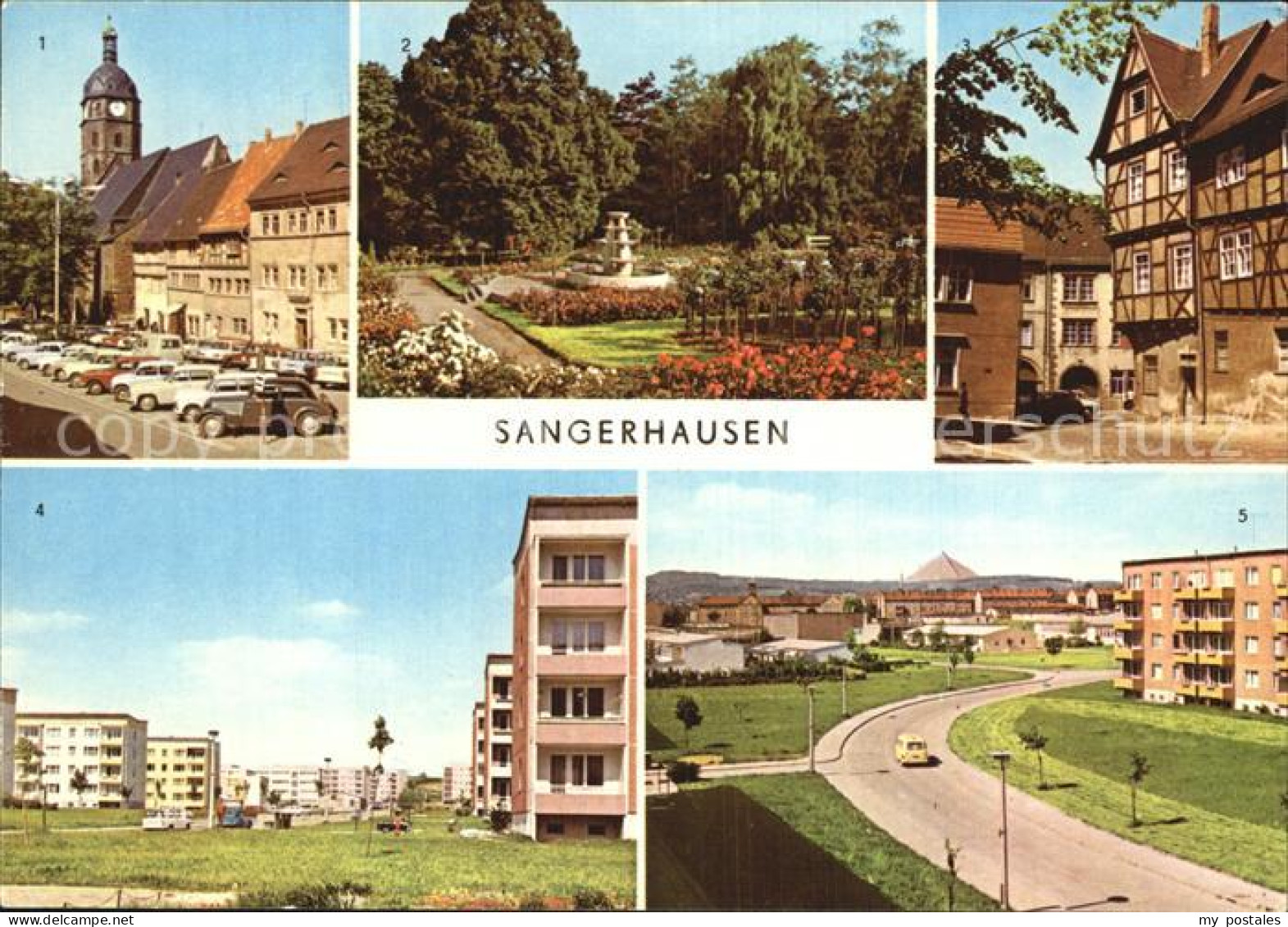 72556986 Sangerhausen Suedharz Markt Rosarium Kornmarkt  Sangerhausen - Sangerhausen