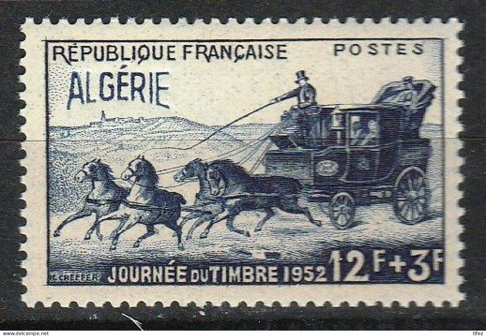 Année 1952-N°294 Neuf**MNH : Journée Du Timbre (Diligence-chevaux) - Kutschen