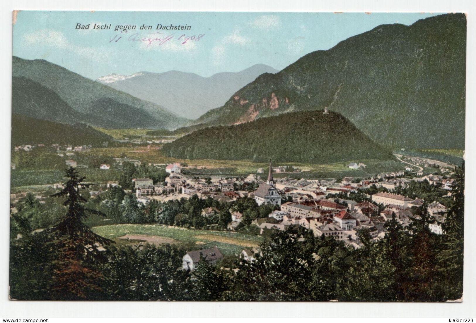 Bad Ischl Gegen Den Dachstein. // Jahr 1908. - Bad Ischl