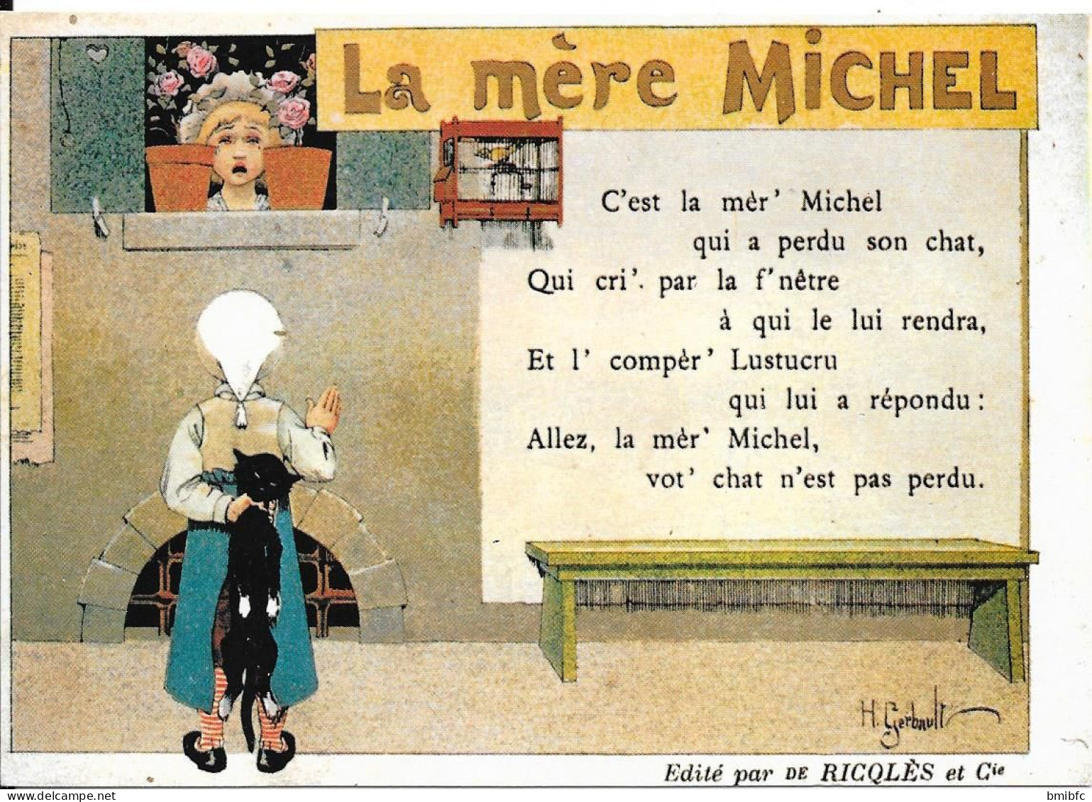 La Mère MICHEL ..........Edité Par De RICLÈS Et Cie - Editions Nugeron - Fairy Tales, Popular Stories & Legends