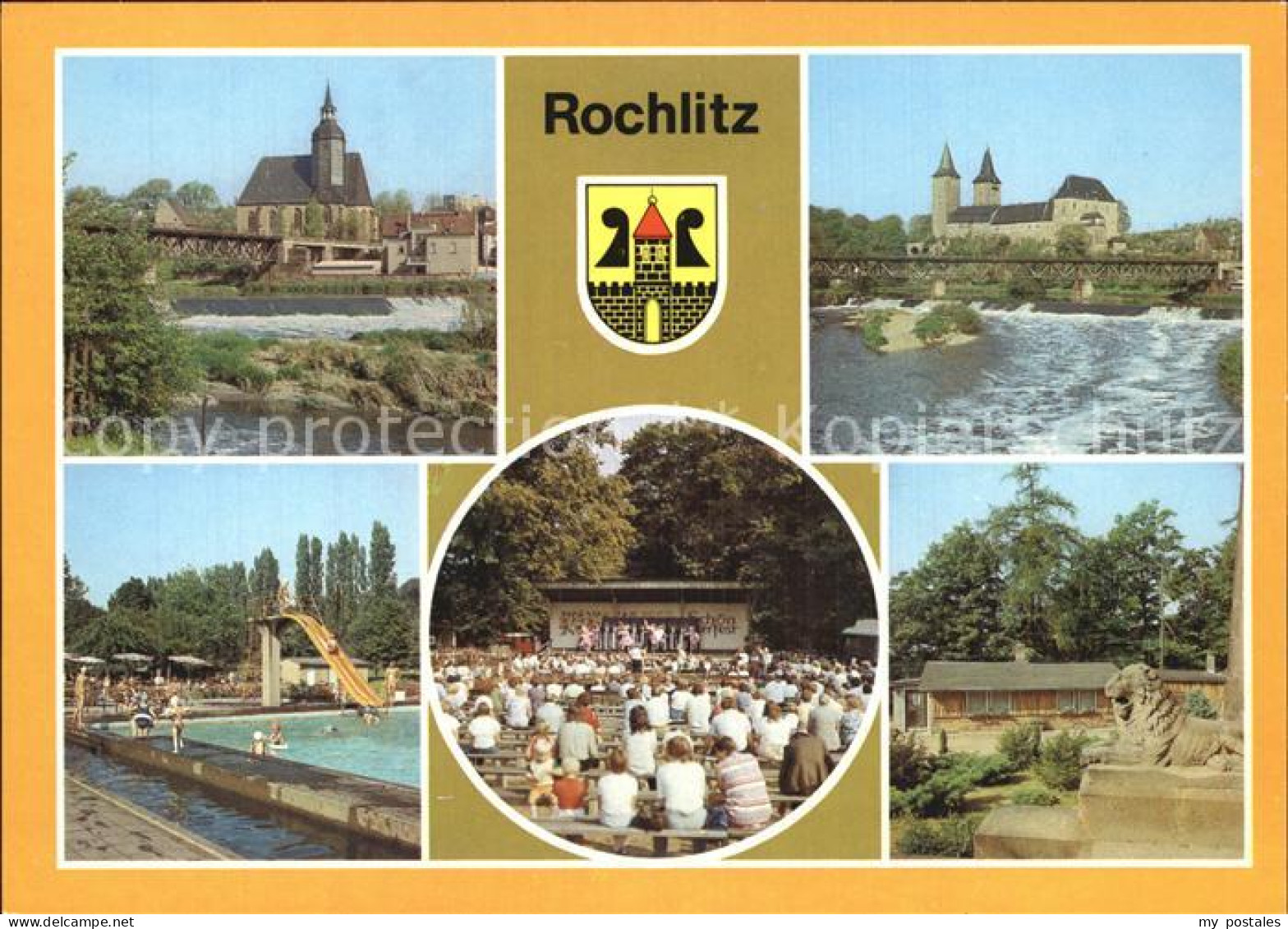 72555513 Rochlitz Sachsen Petrikirche Schlo? Freibad Rochlitz - Rochlitz