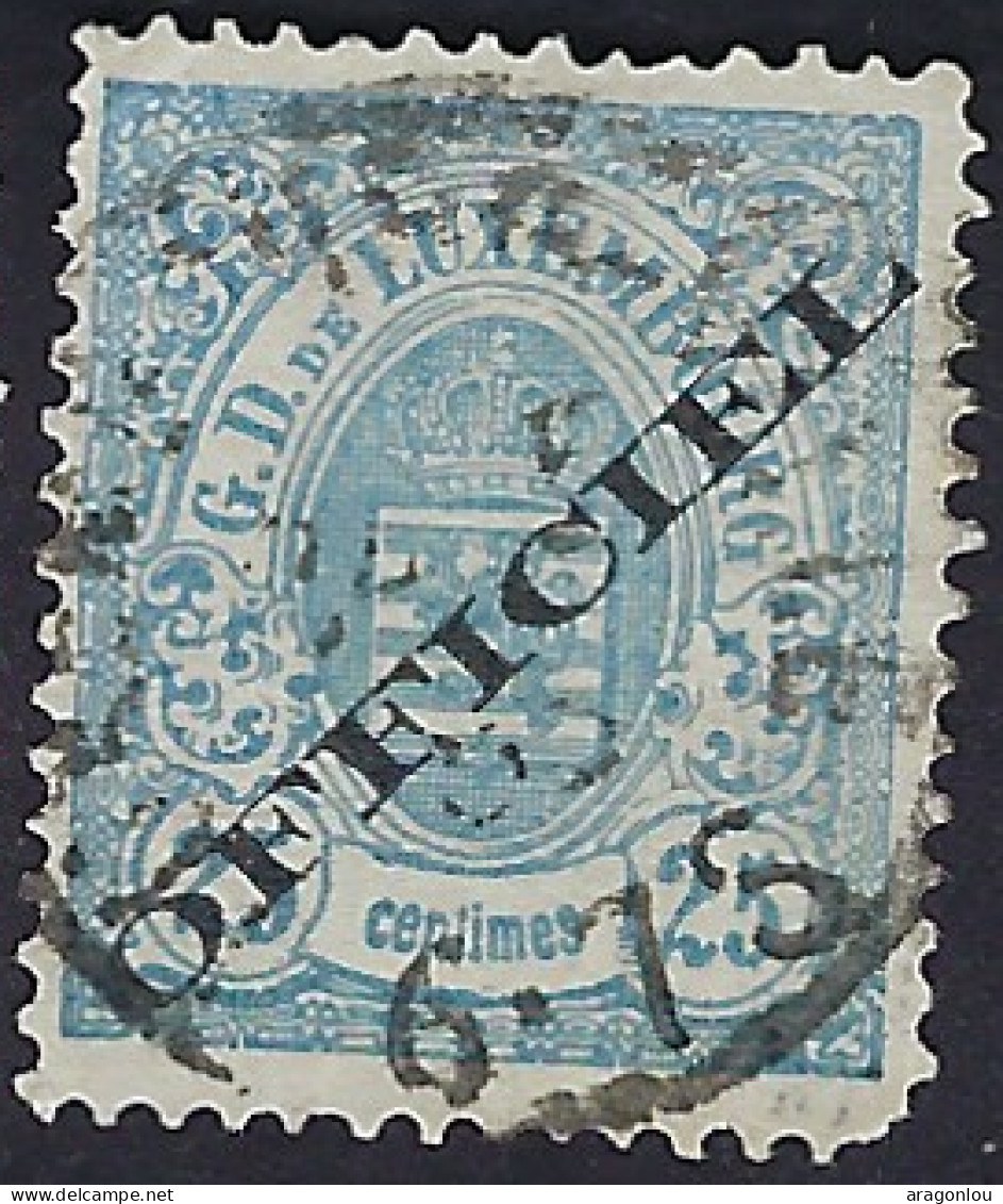 Luxembourg - Luxemburg - Timbres - Armoires 1875     25C.     Officiel  °   Michel 16 IA - 1859-1880 Coat Of Arms
