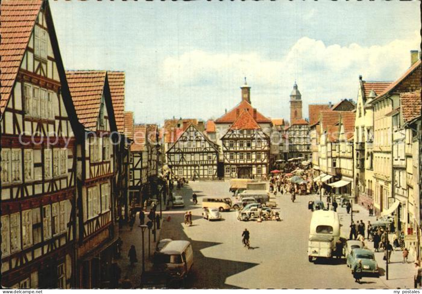 72553375 Eschwege Marktplatz Mit Altem Rathaus Eschwege - Eschwege