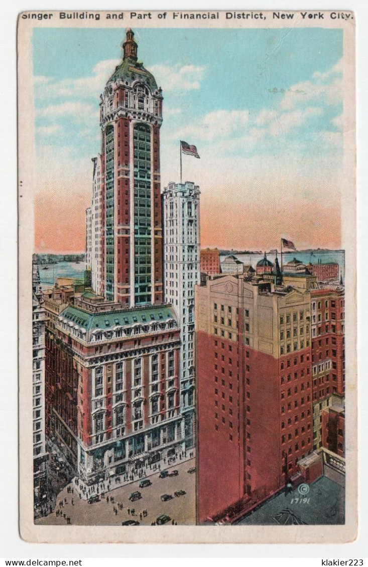 Building And Part Of Financial District, New York City. - Manhattan