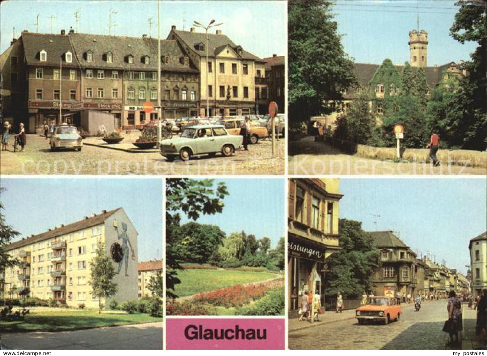 72551357 Glauchau Markt Schloss-Forderglauchau Rosarium Glauchau - Glauchau
