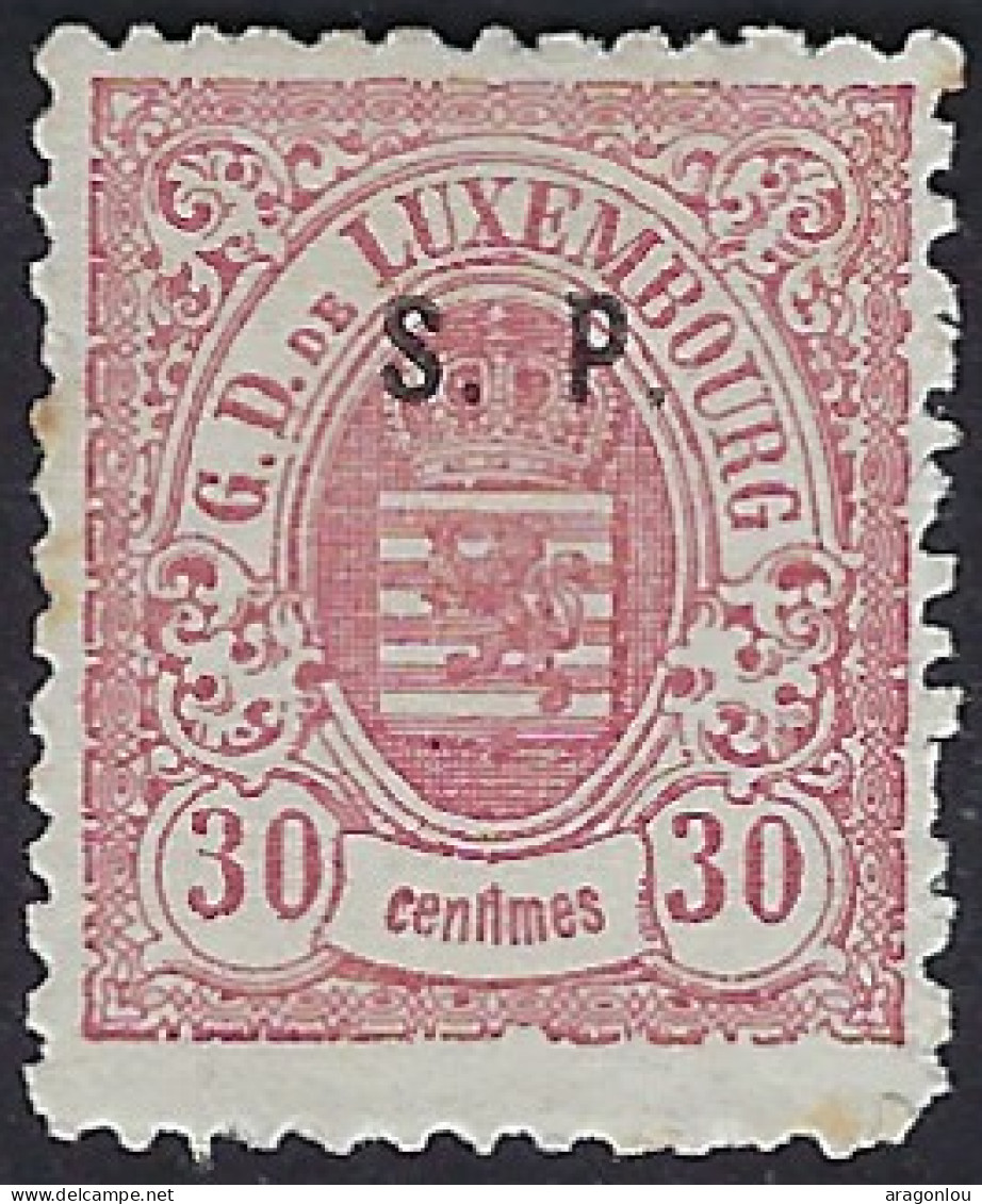 Luxembourg - Luxemburg - Timbres - Armoires 1881    S.P.   30C.    Michel 34 I    Gomme - 1859-1880 Armoiries