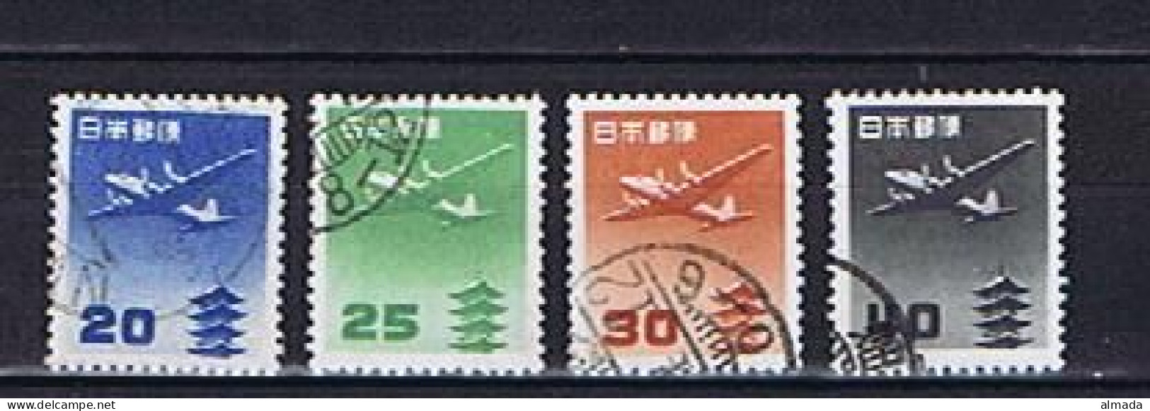 Japan 1952: Michel 597-600 Used,  Gestempelt - Oblitérés