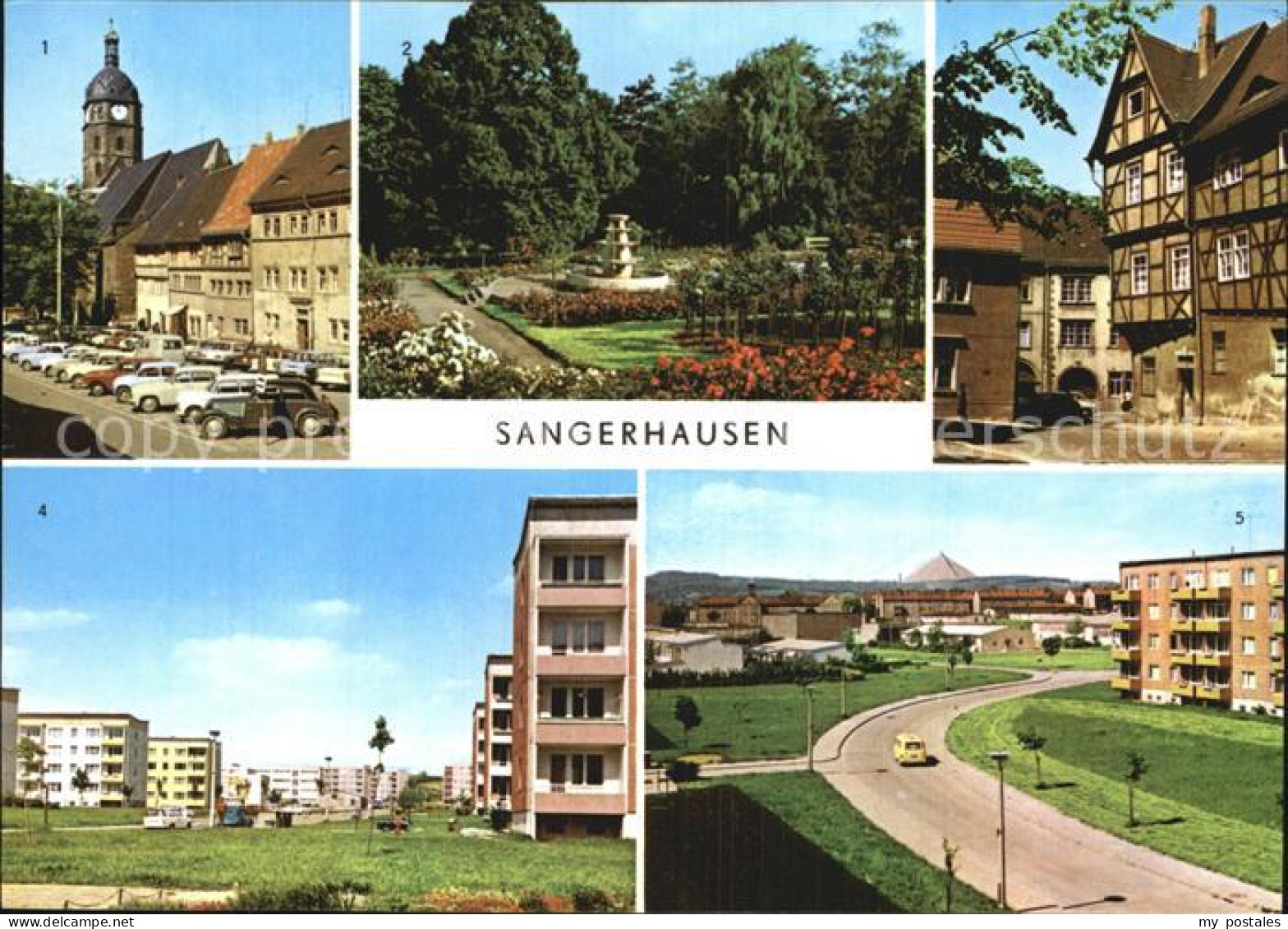 72550731 Sangerhausen Suedharz Markt Rosarium Kornmarkt Wilhelm Pieck  Sangerhau - Sangerhausen