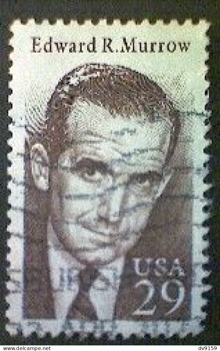 United States, Scott #2812, Used(o), 1994, Edward R. Murrow, 29¢, Brown - Usados