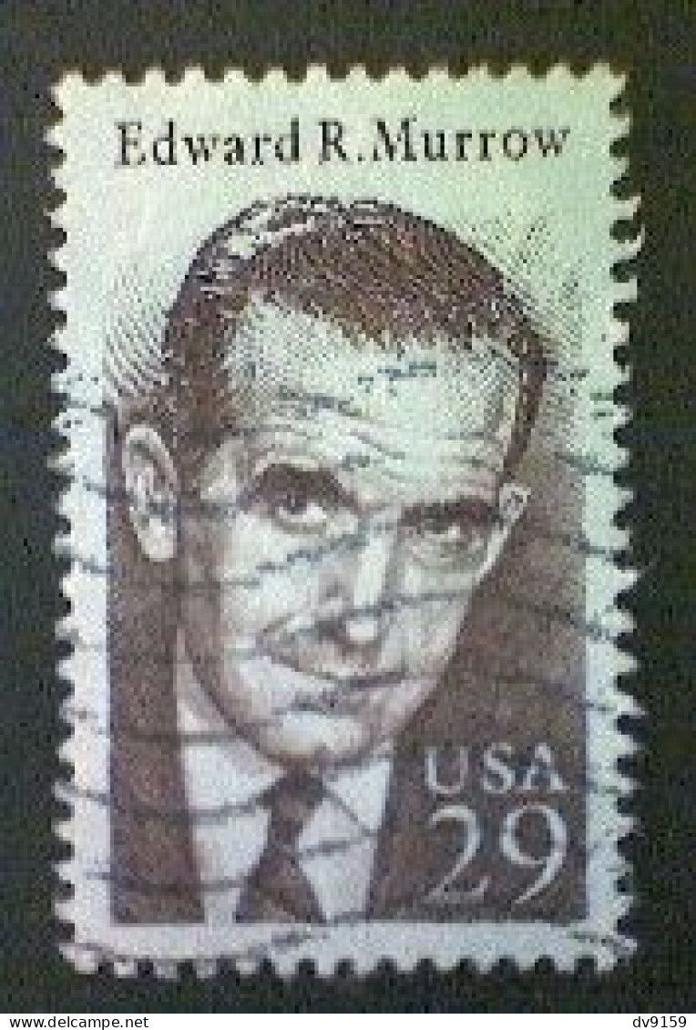 United States, Scott #2812, Used(o), 1994, Edward R. Murrow, 29¢, Brown - Usati