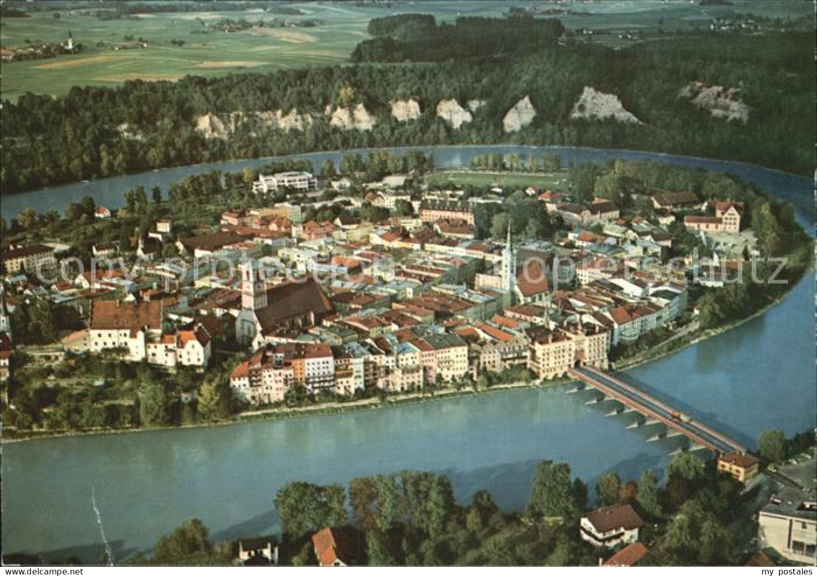 72549455 Wasserburg Inn Fliegeraufnahme Wasserburg - Wasserburg A. Inn