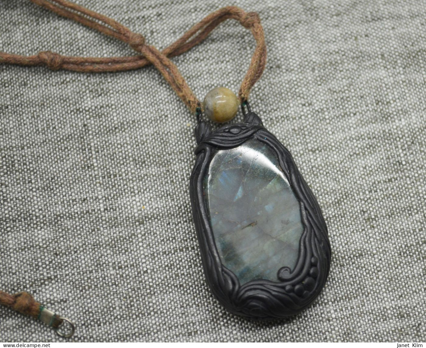 Beautiful Vintage Stone Pedant - Pendants