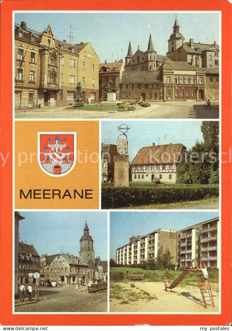 72548625 Meerane Gasthaus Schwanenfeld Ernst-Thaelmann-Platz Und Franz-Mehring-P - Meerane