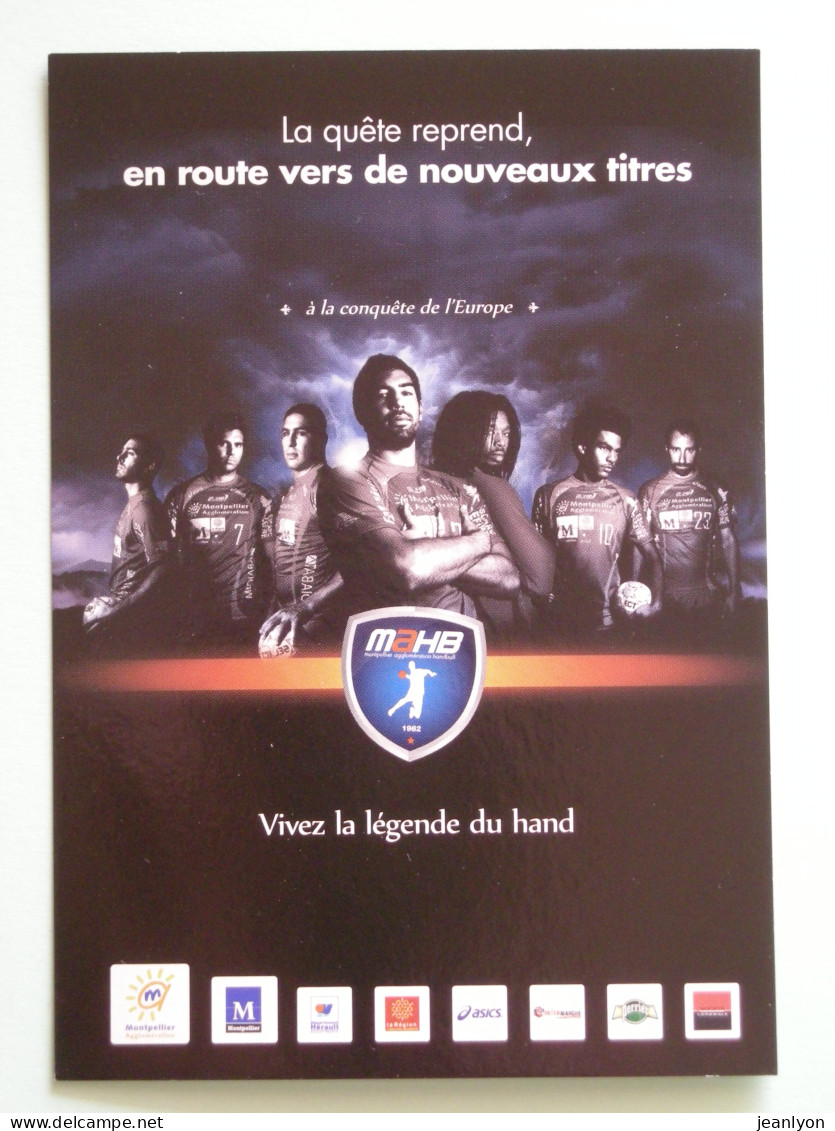 HANDBALL - MONTPELLIER - MAHB - A La Conquete De L'Europe - Carte Publicitaire - Handball