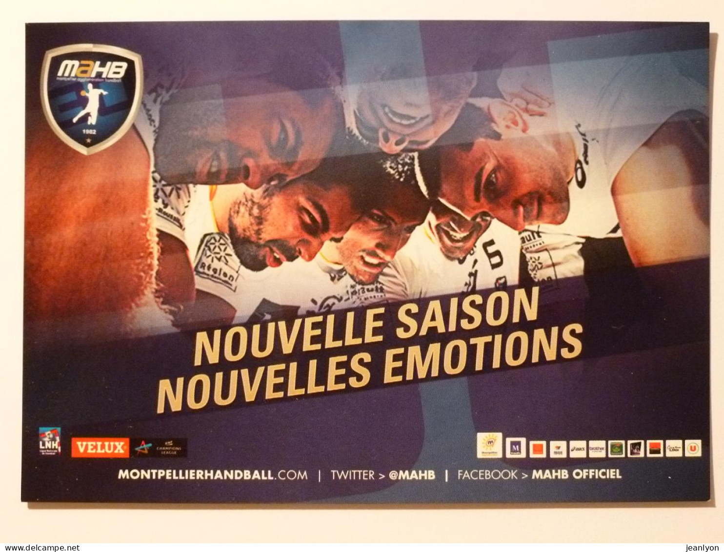 HANDBALL - MAHB Montpellier - Joueurs / Visages - Carte Publicitaire - Balonmano