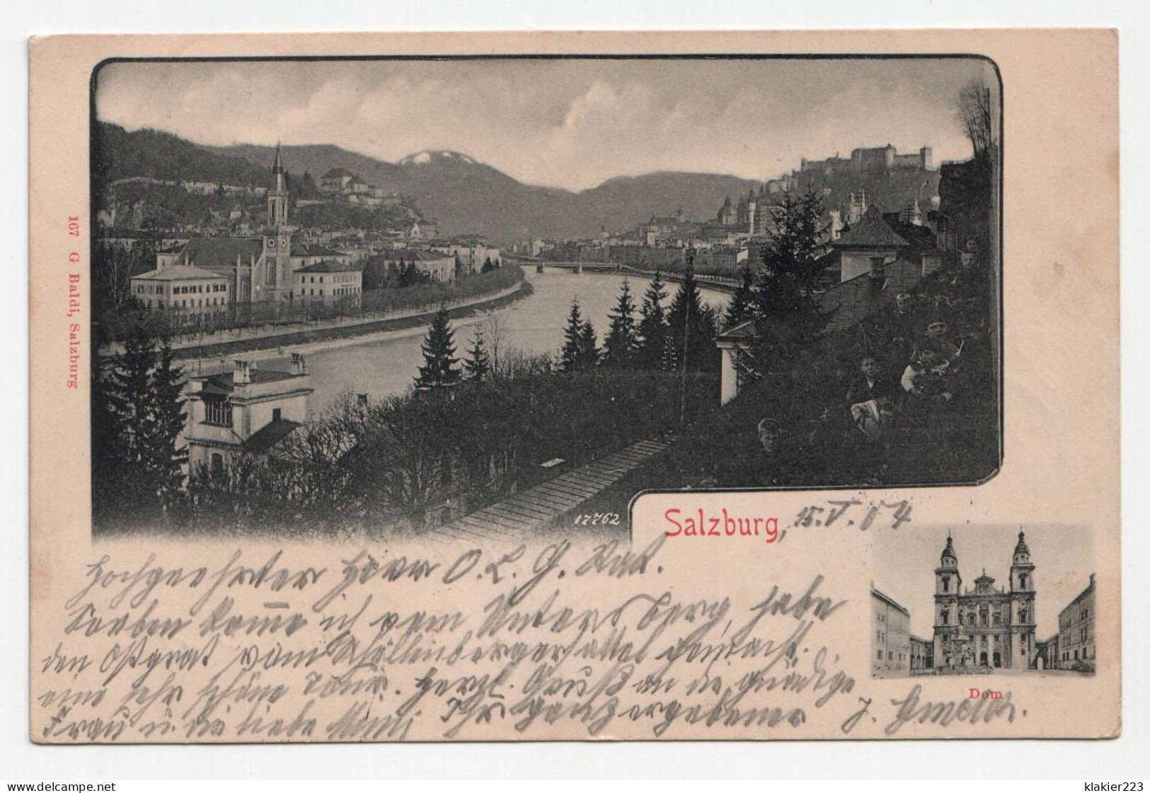 Salzburg. Dom. Jahr 1904. - Salzburg Stadt