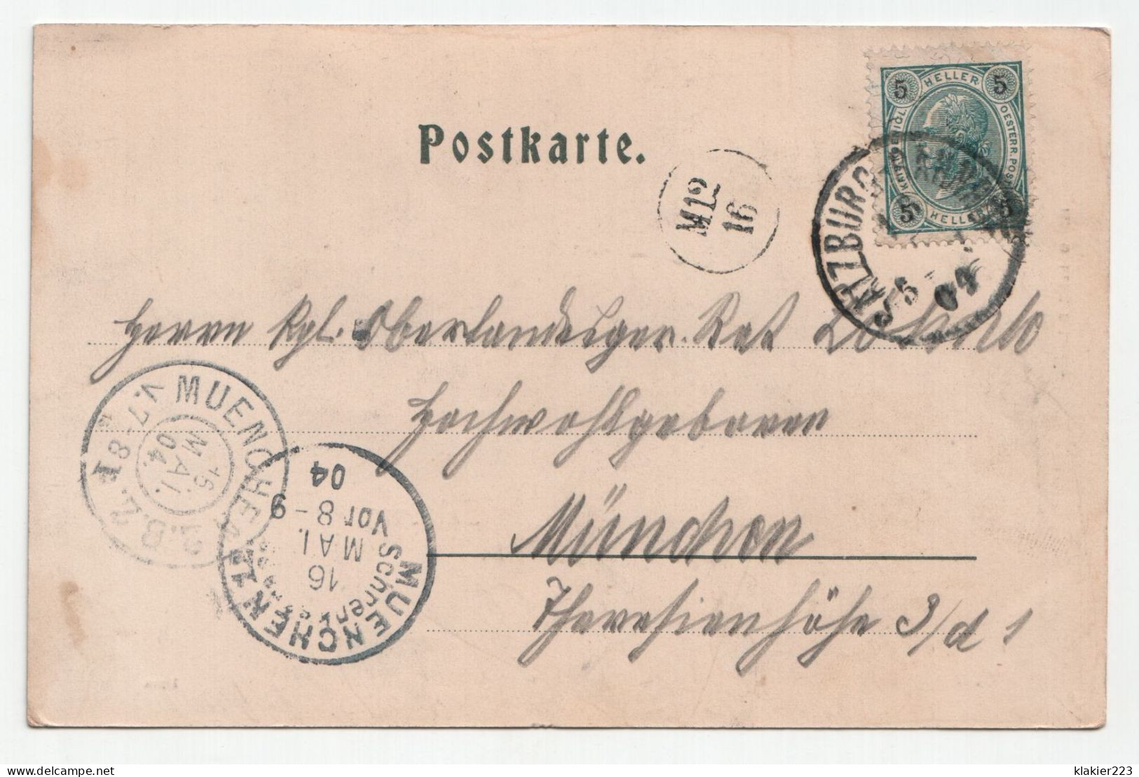 Salzburg. Dom. Jahr 1904. - Salzburg Stadt