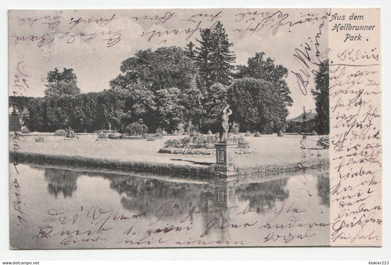 Aus Dem Hellbrunner Park. Circa 1904. - Salzburg Stadt