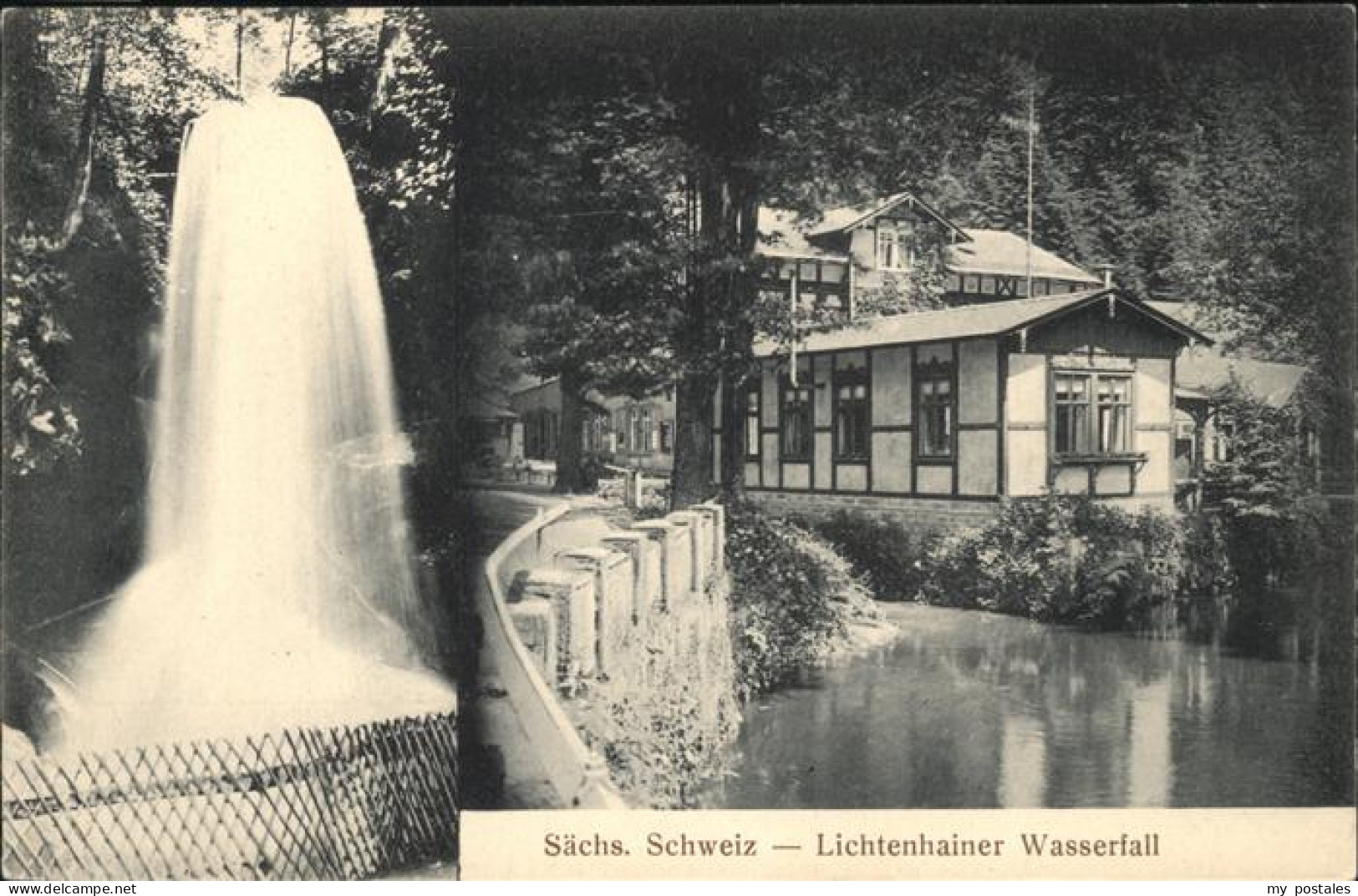 41093943 Lichtenhain Sebnitz Wasserfall Hinterhermsdorf - Sebnitz