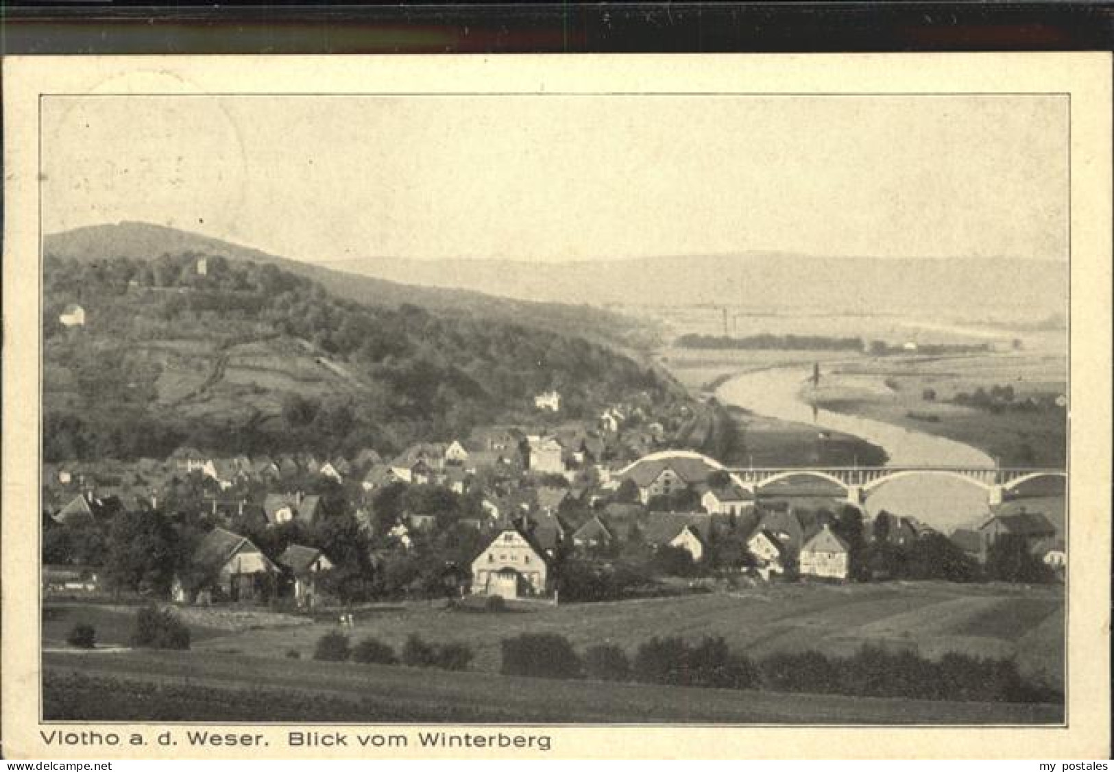 41091428 Vlotho A. D. Weser Blick V. Winterberg Vlotho - Vlotho