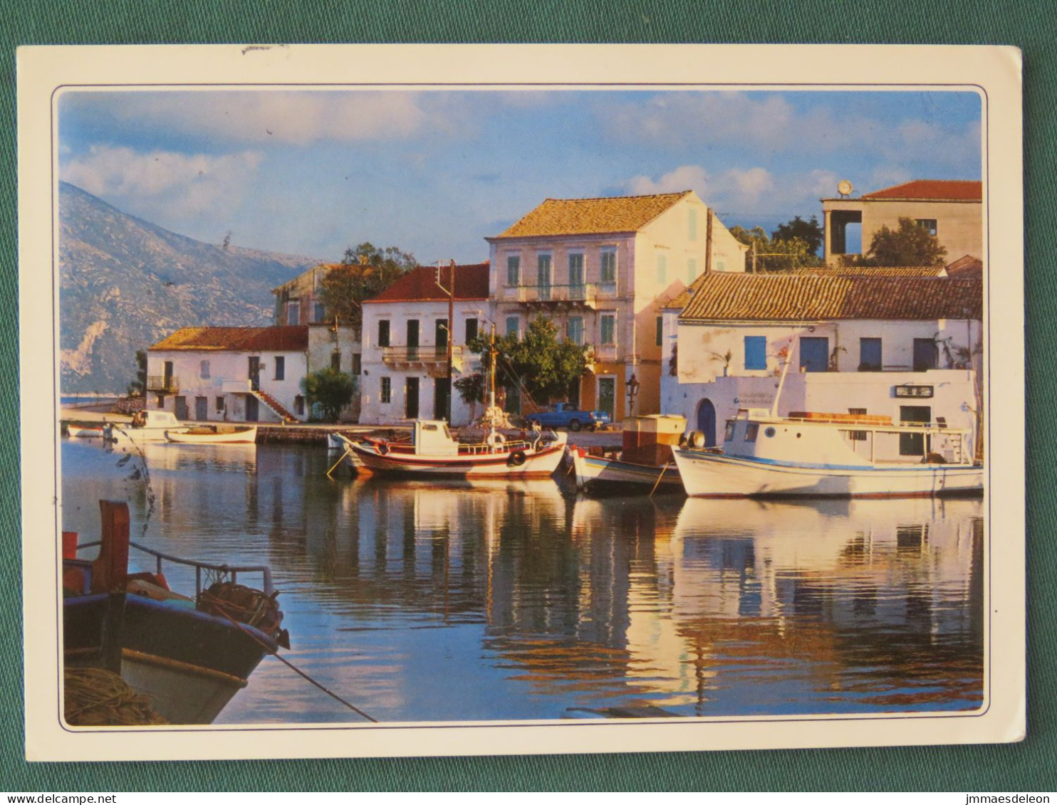 Greece 1987 Postcard "Cephalonia" To England - Archaeology - Westerburg