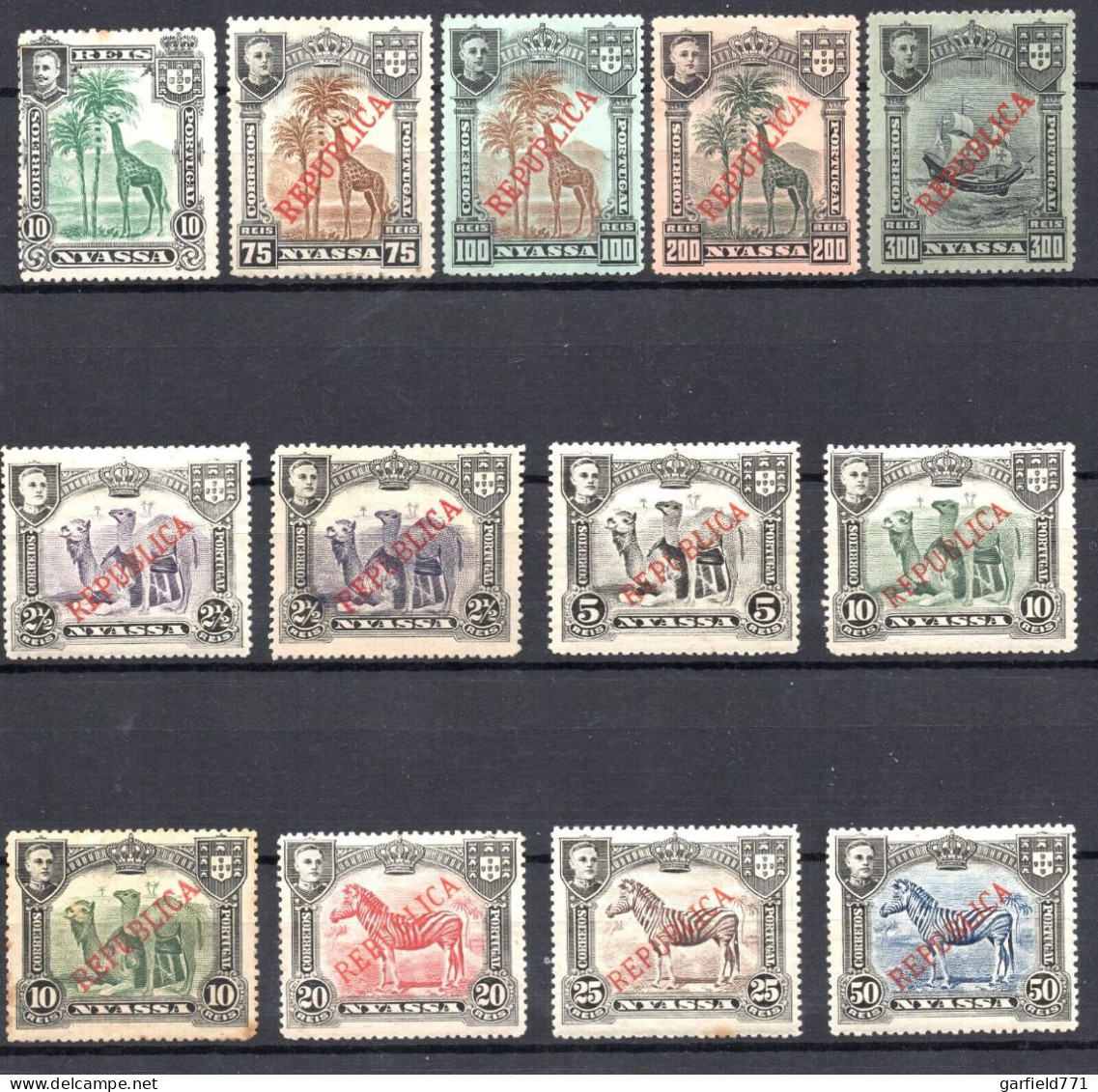 LOT De 13 Timbres MOZAMBIQUE NASSYA NEUF* - 1911 - Mozambique