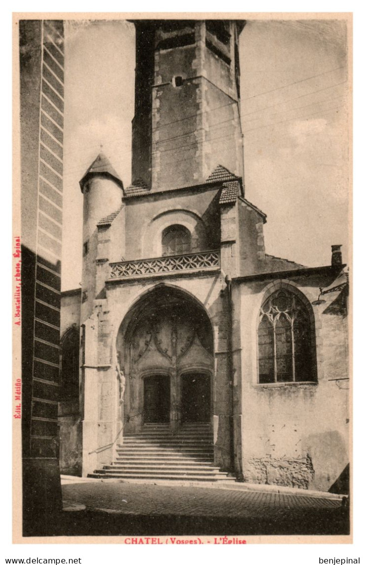 Châtel-sur-Moselle -  L'Eglise - Chatel Sur Moselle