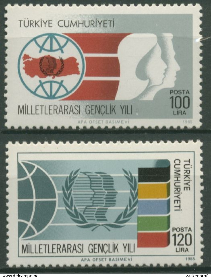 Türkei 1985 Internationales Jahr Der Jugend 2718/19 Postfrisch - Nuevos