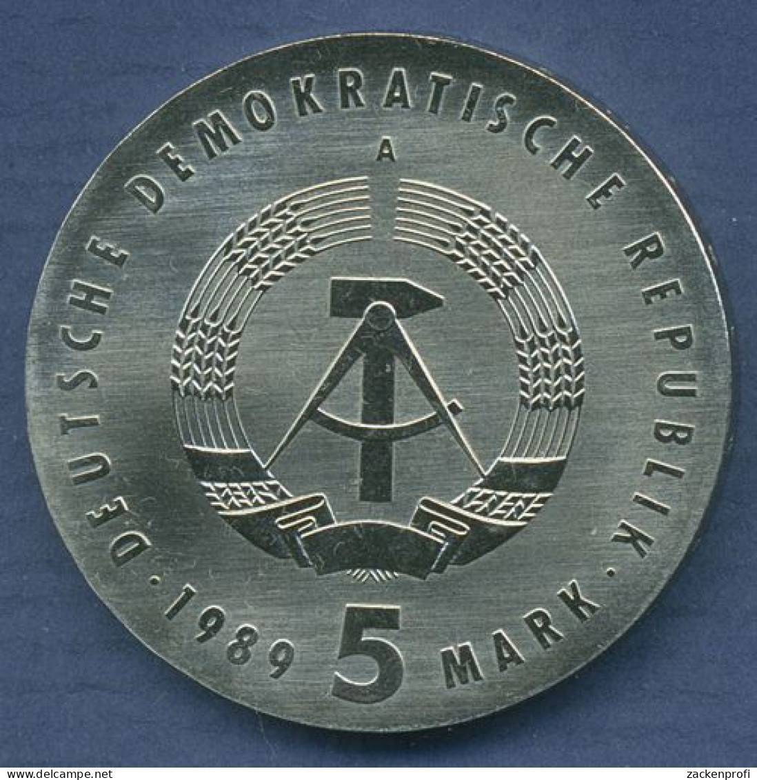 DDR 5 Mark 1989 Carl Von Ossietzky, J 1628 St (m3822) - 5 Mark
