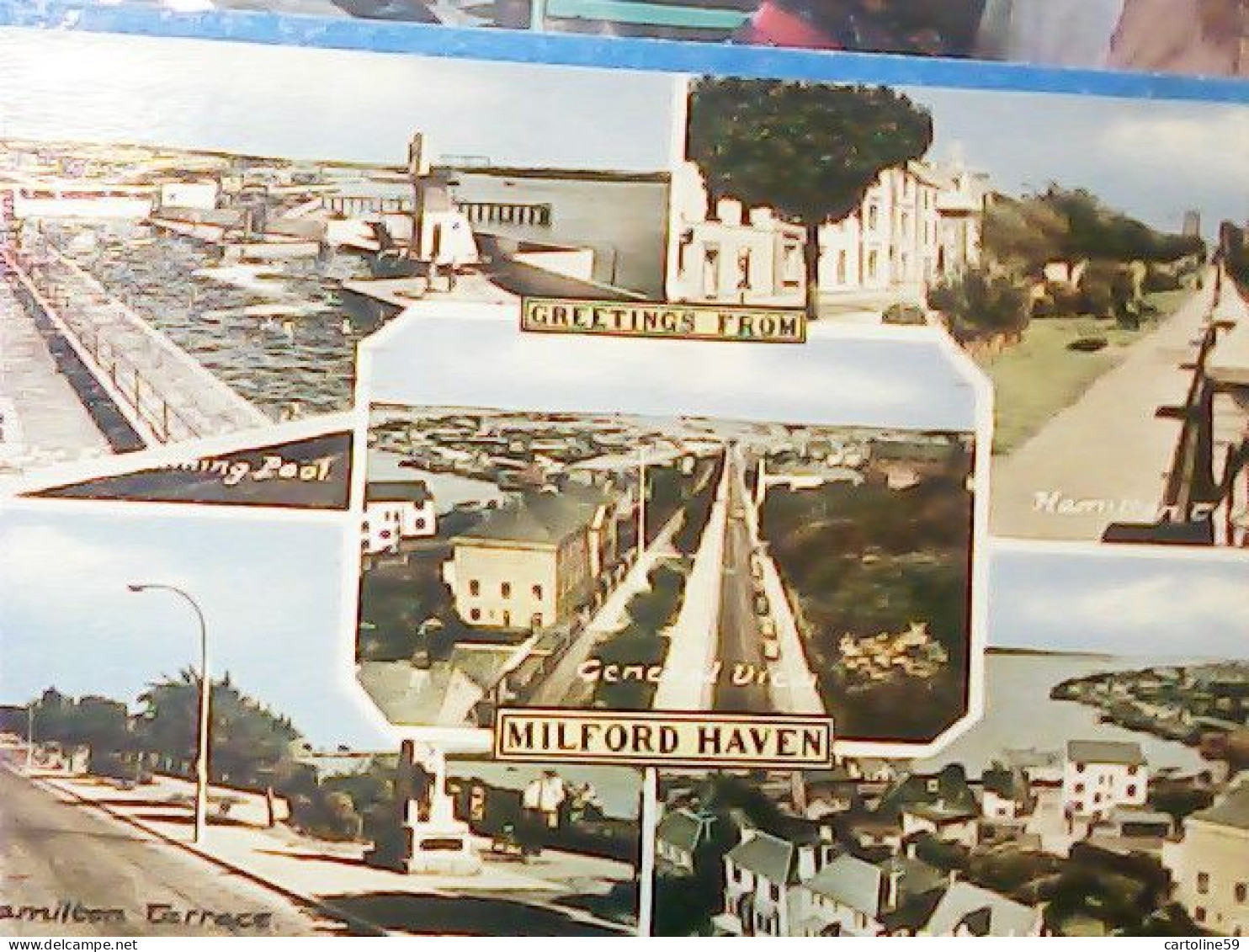 EN GLAND  GALLES MILFORD HAVEN MULTI VIEW VB1964  JU6554 - Pembrokeshire