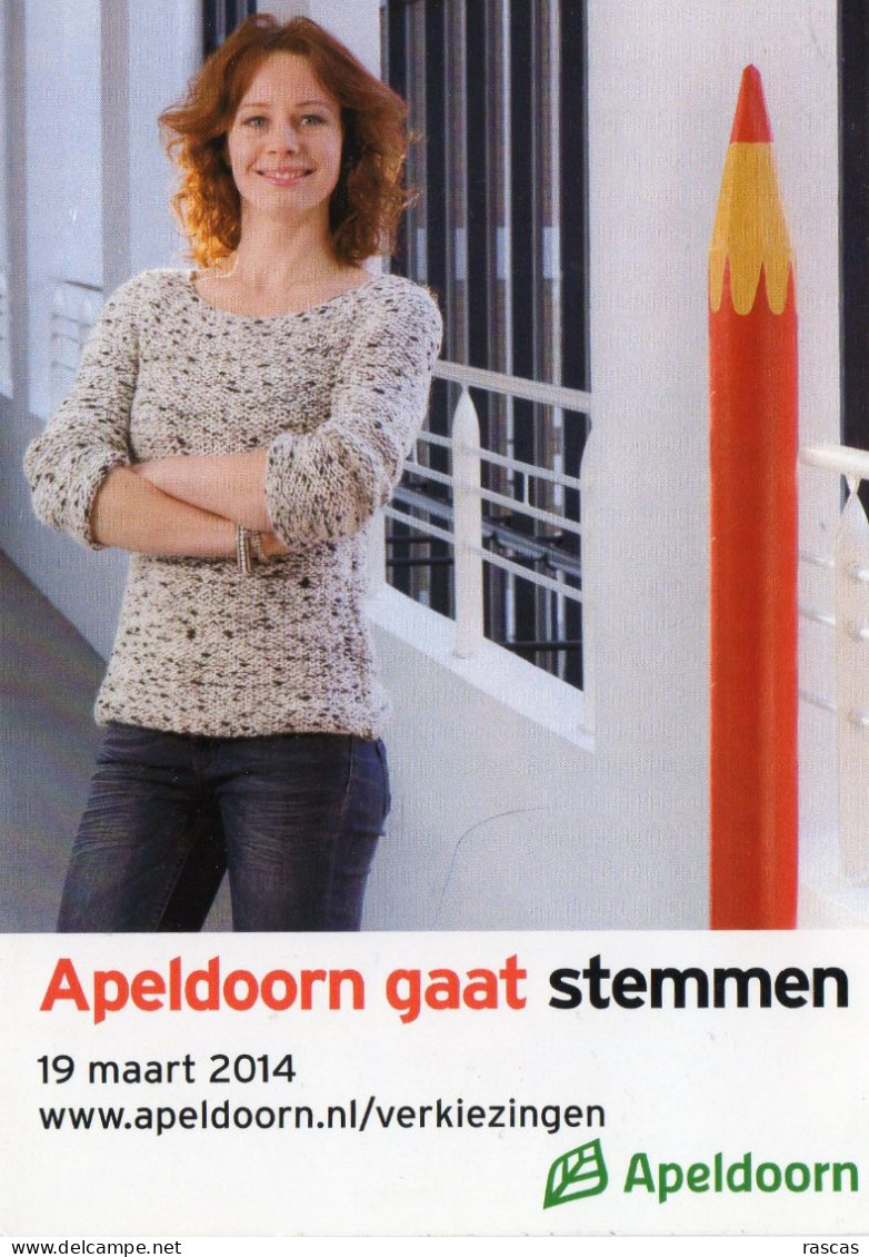 CPM - J - PAYS BAS - NEDERLAND - APELDOORN GAAT STEMMEN - 19 MAART 2014 - Apeldoorn