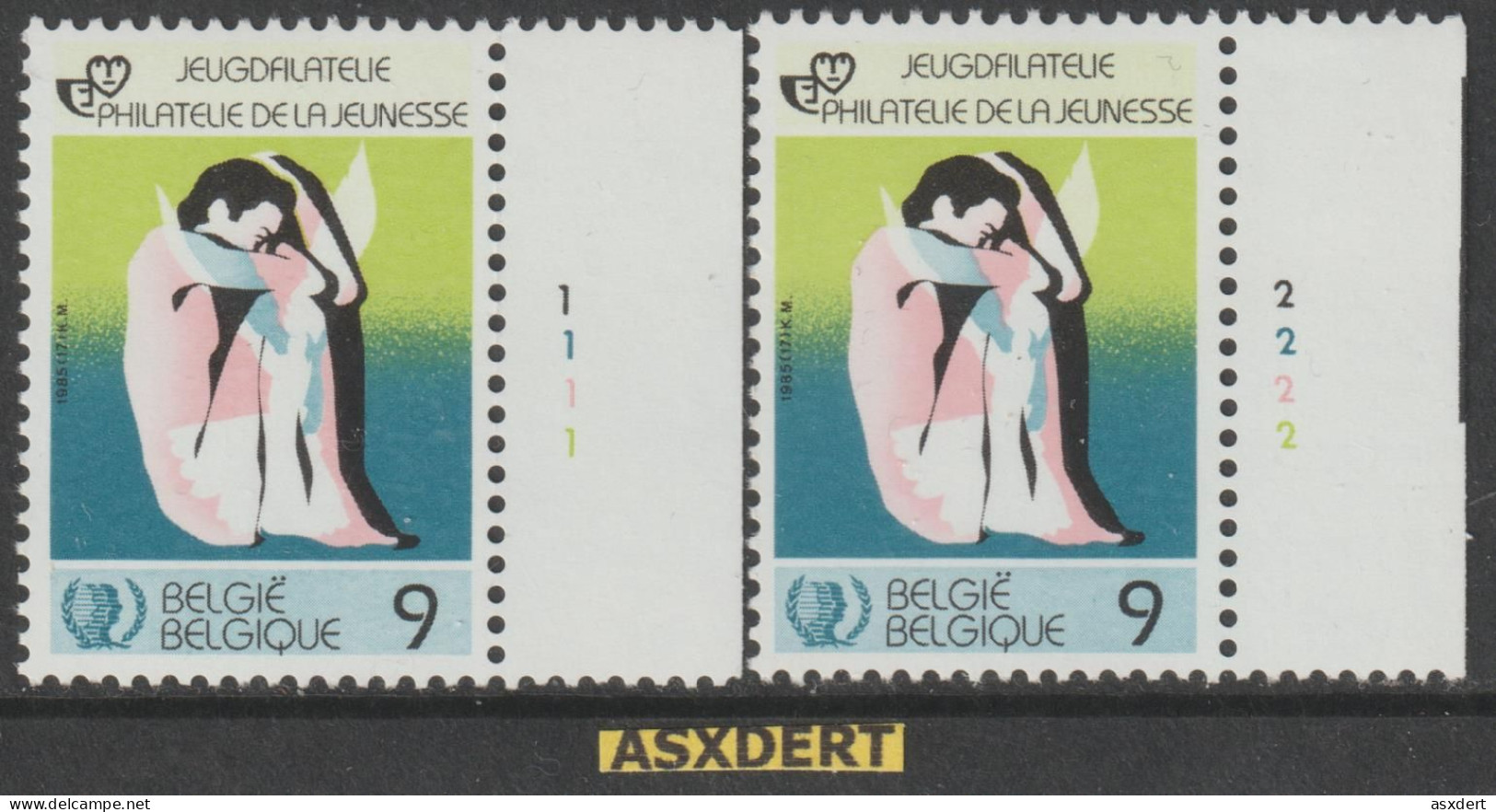 N° 2192  ** Postfris Pl. Nr.1 En 2 / Sans Charnière Europa. - 1981-1990