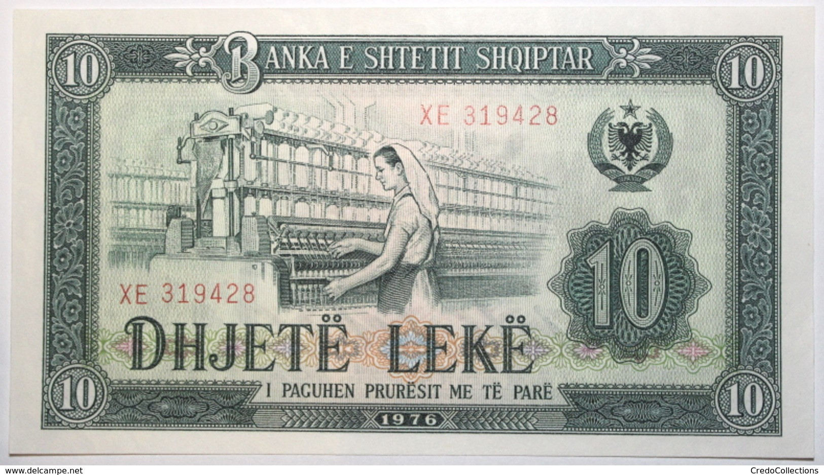 Albanie - 10 Leke - 1976 - PICK 43a - NEUF - Albanië